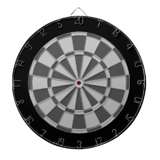 Dartboard: Hellgrau, Anthrazitgrau und Schwarz Dartscheibe