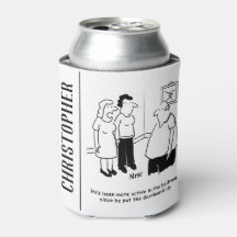 Dartboard im Schlafzimmer. Funny Cartoon