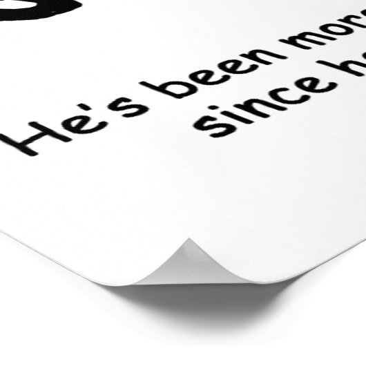 Dartboard im Schlafzimmer. Funny Cartoon Poster (Ecke)