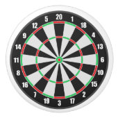 Dartboard Kabinett- oder Druckknopfscheibe Keramikknauf (Vorderseite)