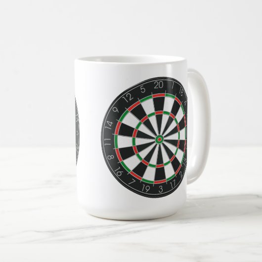 Dartboard Kaffeetasse (VorderseiteRechts)