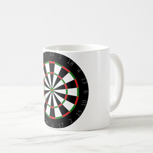 Dartboard Kaffeetasse (VorderseiteRechts)