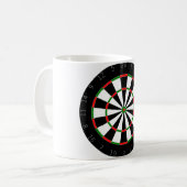 Dartboard Kaffeetasse (Vorderseite Links)
