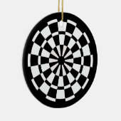 Dartboard Keramik Ornament (Rechts)