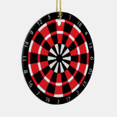 Dartboard Keramik Ornament (Rechts)