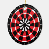 Dartboard Keramik Ornament (Links)
