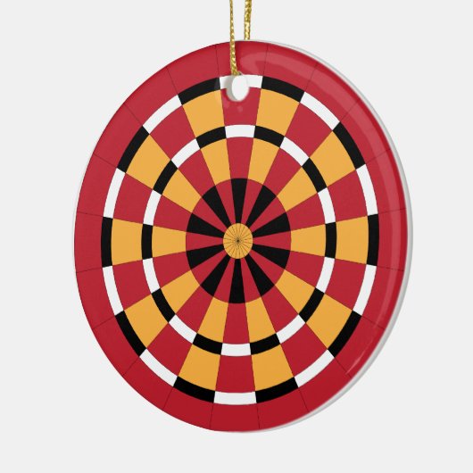 Dartboard Keramik Ornament (Links)