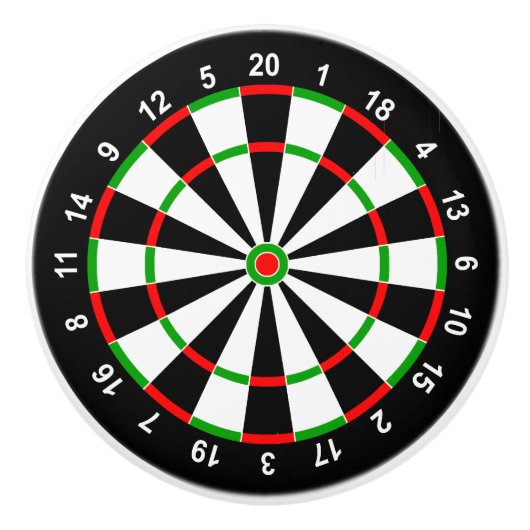 Dartboard Keramikknauf (Vorderseite)