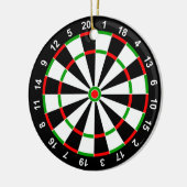 Dartboard Keramikornament (Links)