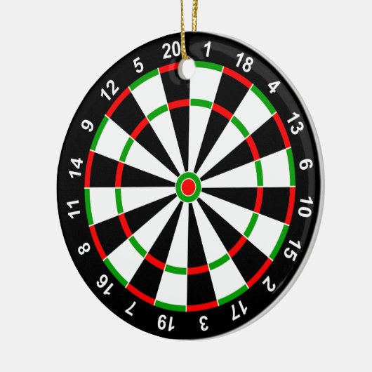 Dartboard Keramikornament (Links)
