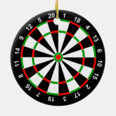 Dartboard Keramikornament (Hinten)