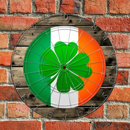 Dartboard & Kleeblatt Dartboard (Irish Flag) / Spi Dartscheibe