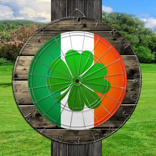 Dartboard & Kleeblatt Dartboard (Irish Flag) / Spi Dartscheibe