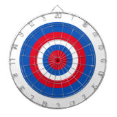 Dartboard - Konzentrische Ringe in WBR Dartscheibe (vorne)