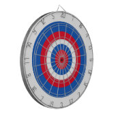 Dartboard - Konzentrische Ringe in WBR Dartscheibe (Vorderseite Links)