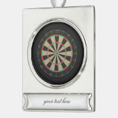 Dartboard Lover 🎯 😍 Darts Banner-Ornament Silber (Links)
