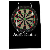 Dartboard Lover 🎯 😍 Darts Mittlere Geschenktüte (Vorderseite)