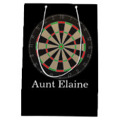 Dartboard Lover 🎯 😍 Darts Mittlere Geschenktüte (Rückseite)