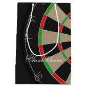Dartboard Lover 🎯 😍 Darts Mittlere Geschenktüte (Rückseite)
