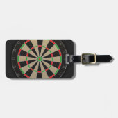 Dartboard Lover Gepäckanhänger (Vorderseite horizontal)