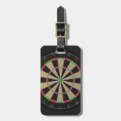 Dartboard Lover Gepäckanhänger (Vorderseite vertikal)