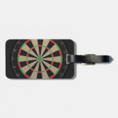 Dartboard Lover Gepäckanhänger (Rückseite horizontal)