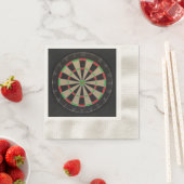 Dartboard Lover Serviette (Beispiel)