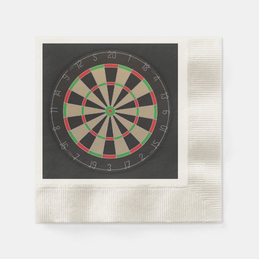 Dartboard Lover Serviette (Vorderseite)