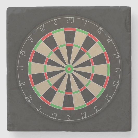 Dartboard Lover Steinuntersetzer (Vorderseite)