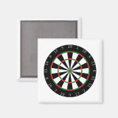 Dartboard Magnet (Vorderseite/Rückseite)
