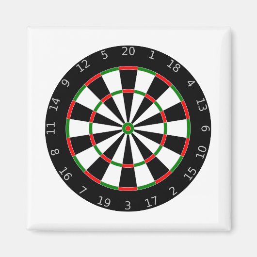 Dartboard Magnet (Vorne)