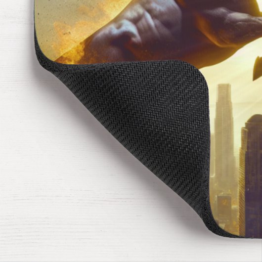 Dartboard mit Bulle - Explosion -  Dartkunst Mousepad (Ecke)