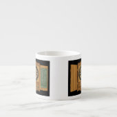 Dartboard mit Cricket-Bewertung Espressotasse (Vorderseite)