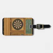 Dartboard mit Cricket-Bewertung Gepäckanhänger (Vorderseite horizontal)
