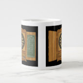 Dartboard mit Cricket-Bewertung Jumbo-Tasse (Vorderseite)
