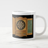 Dartboard mit Cricket-Bewertung Jumbo-Tasse (Rechts)