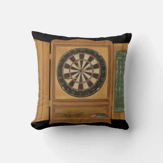 Dartboard mit Cricket-Bewertung Kissen (Vorderseite)