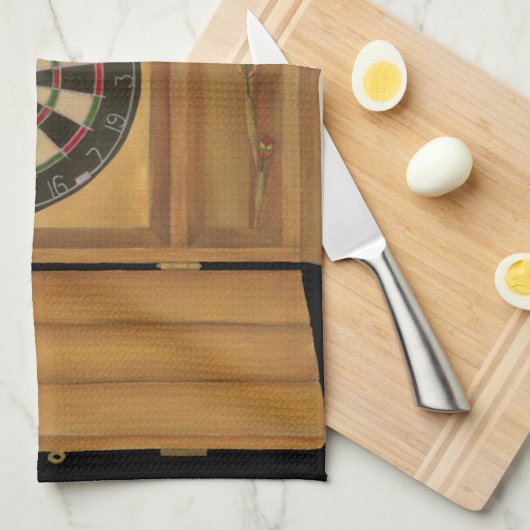 Dartboard mit Cricket-Bewertung Küchentuch (Viertel Falte)