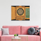 Dartboard mit Cricket-Bewertung Leinwanddruck (Insitu (Wohnzimmer))