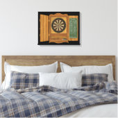 Dartboard mit Cricket-Bewertung Leinwanddruck (Insitu (Schlafzimmer))