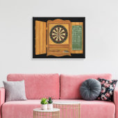 Dartboard mit Cricket-Bewertung Leinwanddruck (Insitu (Wohnzimmer))