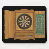 Dartboard mit Cricket-Bewertung Mousepad (Vorne)