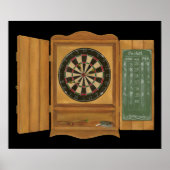 Dartboard mit Cricket-Bewertung Poster (Vorne)