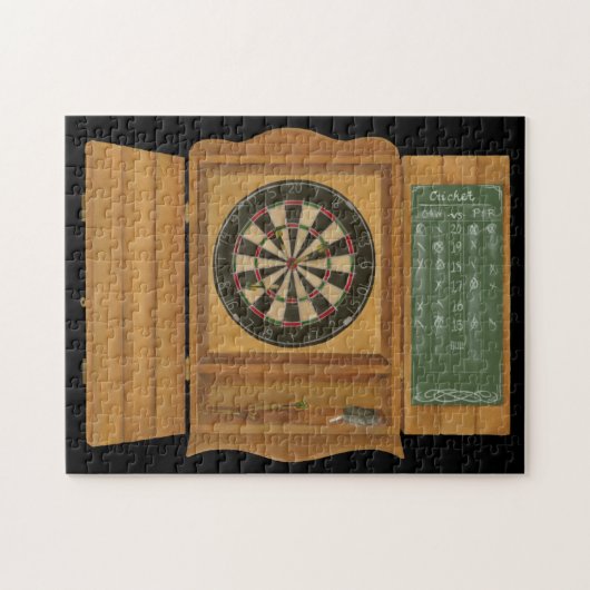 Dartboard mit Cricket-Bewertung Puzzle (Horizontal)