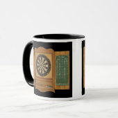 Dartboard mit Cricket-Bewertung Tasse (Vorderseite Links)