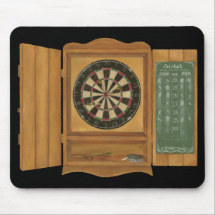 Dartboard mit dem Kricket-Zählen Mousepad
