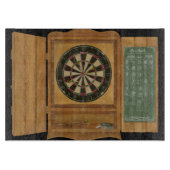 Dartboard mit dem Kricket-Zählen Schneidebrett (Vorderseite)