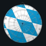 Dartboard mit der Flagge Bayerns, Deutschland Dartscheibe<br><div class="desc">Mit unserem maßgeschneiderten Dartboard mit der bayerischen Fahne können Sie Ihren Spielraum mit einer Touch bayerischen Stolzes erweitern! Dieses mit viel Liebe zum Detail gestaltete Dartboard ist mehr als nur ein Spielaccessoire; es ist eine Feier des bayerischen Erbes und des Kulturstolzes. Das Design zeigt stolz das ikonisch blaue und weiße...</div>