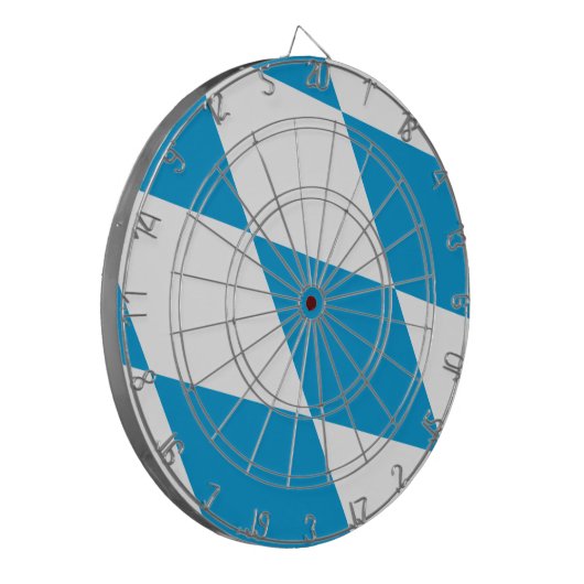Dartboard mit der Flagge Bayerns, Deutschland Dartscheibe (Vorderseite Links)