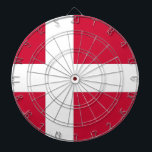 Dartboard mit der Flagge Dänemarks Dartscheibe<br><div class="desc">Fügen Sie Ihrem Spielzimmer eine Touch dänischen Stolzes mit unserem exklusiven Dartboard mit der Flagge Dänemarks hinzu! Dieses mit viel Liebe zum Detail entworfene Dartboard ist mehr als nur ein funktionaler Gegenstand, es ist ein Feiern des dänischen Kulturerbes und des kulturellen Stolzes. Das lebendige Design zeigt deutlich die ikonische dänische...</div>